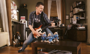The Smurfs Rocking out with Neil